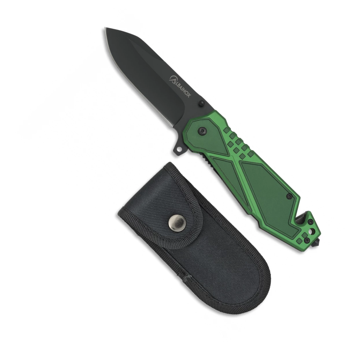 Couteau Pliant Tactique ALBAINOX 19748 Vert Lame 8.6 Cm 3 Couteau Pliant Tactique ALBAINOX 19748 Vert Lame 8.6 Cm