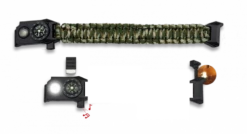 Bracelet De Survie Paracorde Camo 33905-CP