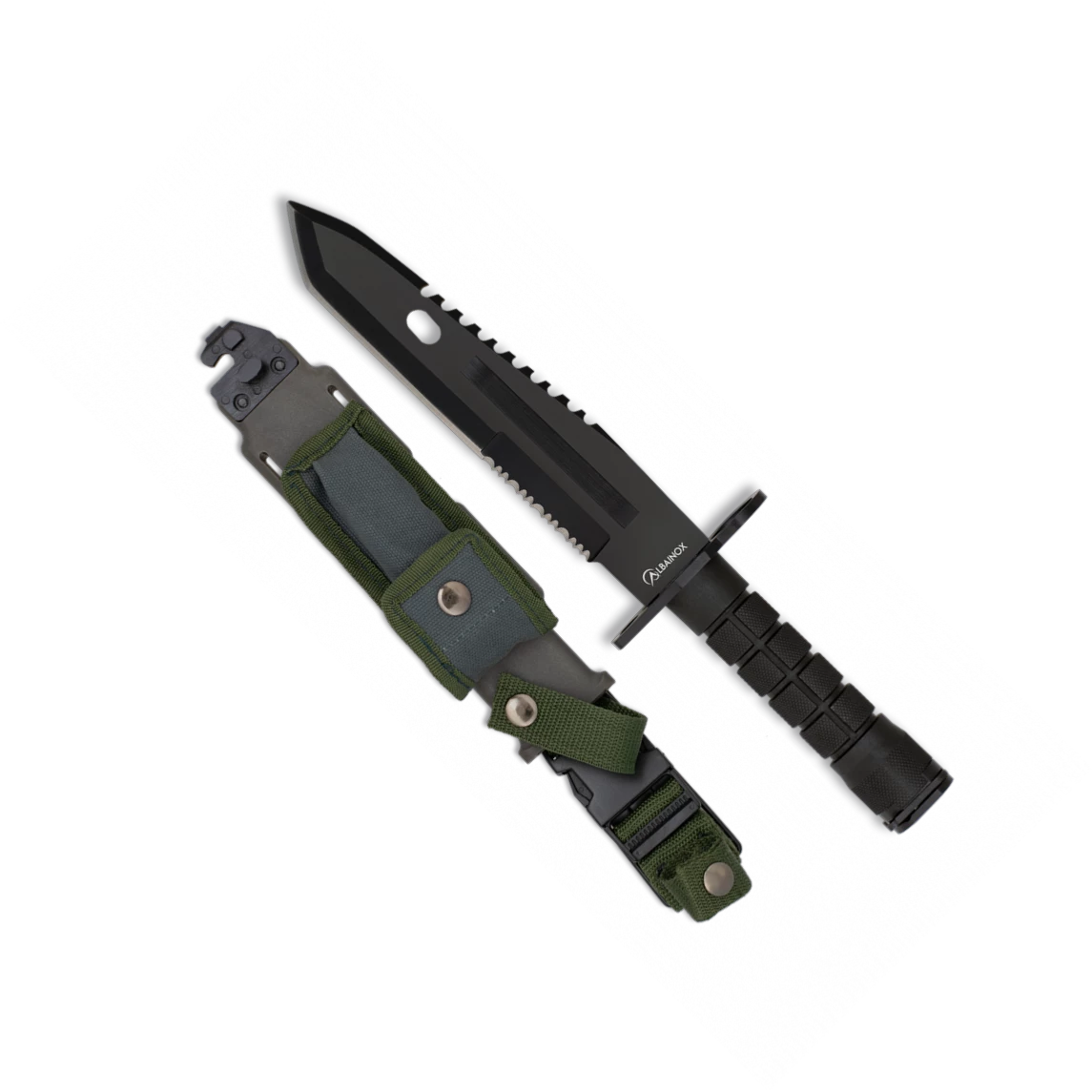 Couteau Baïonnette Albainox 32446 Lame Noire 19.5 Cm 3 Couteau Baïonnette Albainox 32446 Lame Noire 19.5 Cm