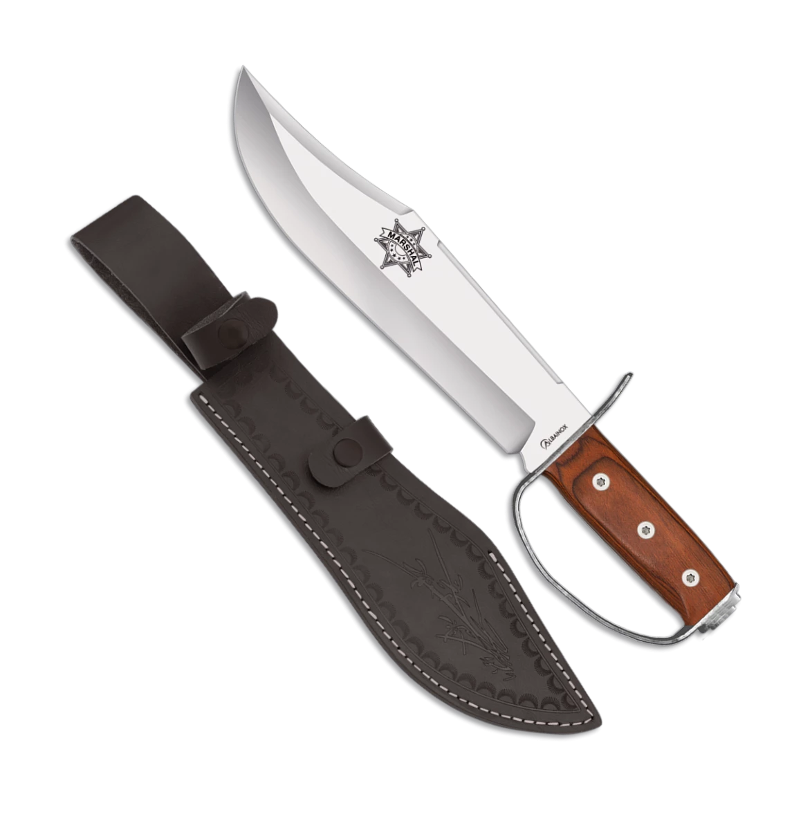 Couteau Bowie MARSHAL 32604 Lame 25 Cm, Manche Stamina 3 Couteau Bowie MARSHAL 32604 Lame 25 Cm, Manche Stamina