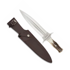 Dague De Chasse ALBAINOX 31668 REMATADOR Manche Bois De Cerf