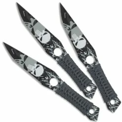 Set De 3 Couteaux à Lancer Skull 3D