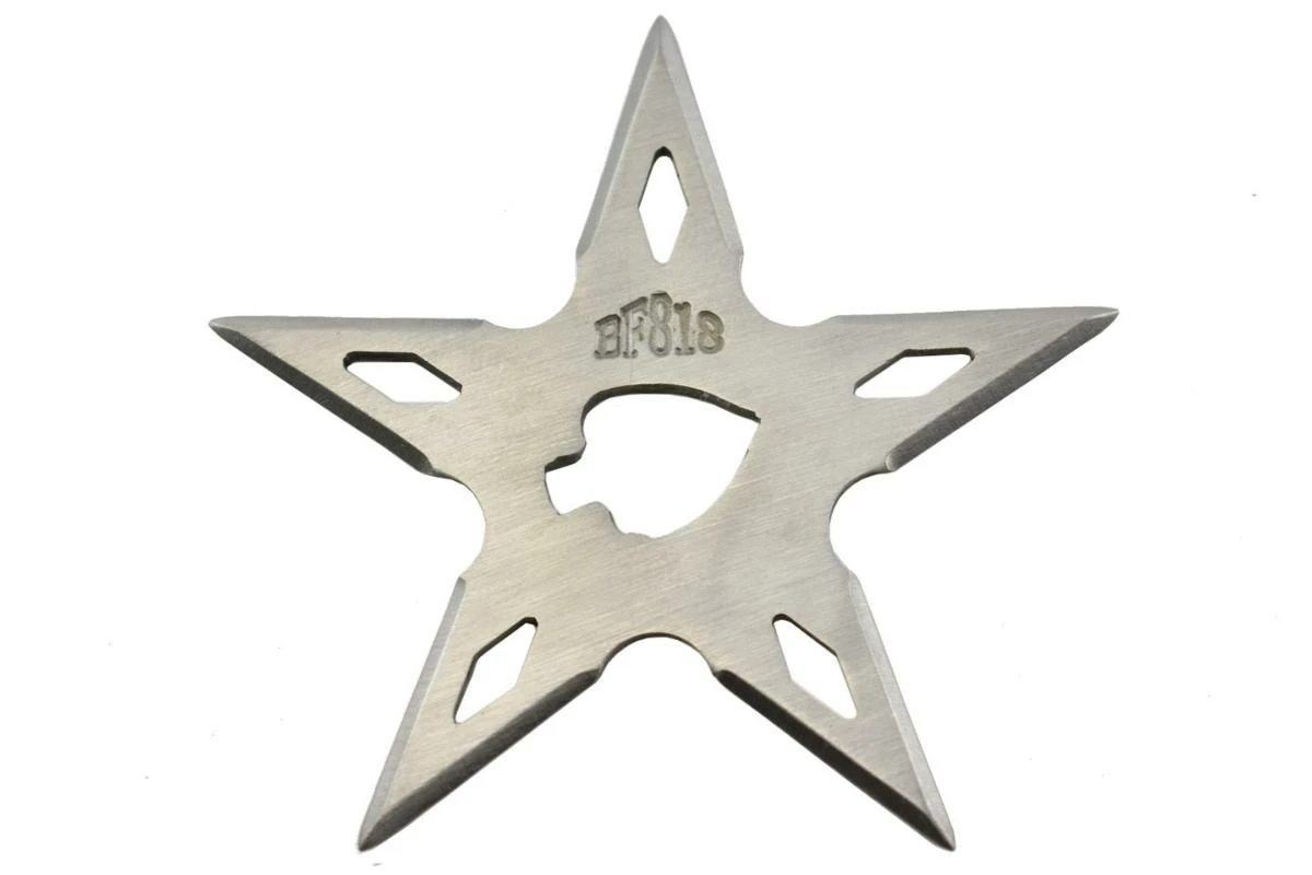 Shuriken 5 Branches NS145 Acier 420 3 Shuriken 5 Branches NS145 Acier 420