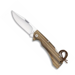Couteau Pliant Albainox 18692 En Bois Zébra Lame 8.7 Cm