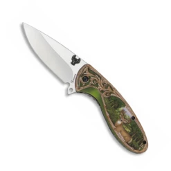 Couteau Pliant Décor Paysage-cerf En 3D Double Relief