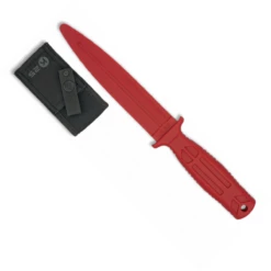 Couteau Entrainement Caoutchouc Rouge K25 31994-RO Training Pro