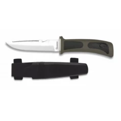 Couteau De Plongée Sous-marine ALBAINOX Noir Lame 11.5 Cm