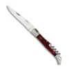Couteau Pliant LAGUIOLE 10659 Mikarta Rouge Lame 9.5 Cm Avec Tire-bouchon -France Des Couteaux Soldes 2024 couteau laguiole tire bouchon 10659 zx1200