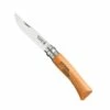 Couteau OPINEL N°08 - Lame Carbone 8.3 Cm  Manche Hêtre
