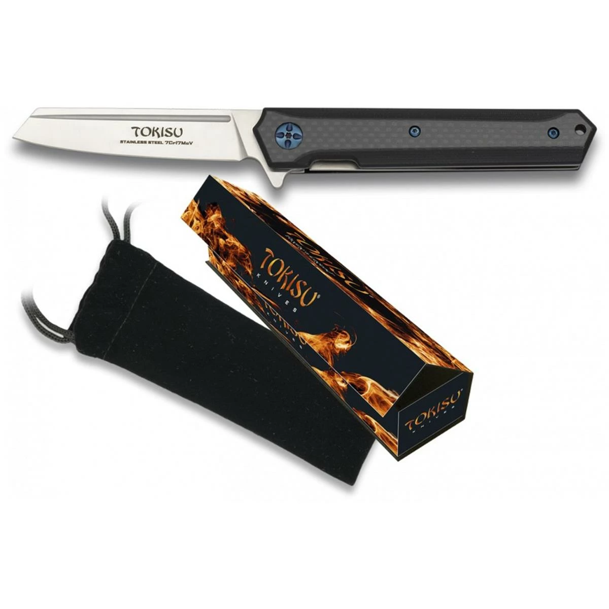 Couteau Pliant TOKISU 18450 Lame 9 Cm 3 Couteau Pliant TOKISU 18450 Lame 9 Cm