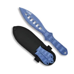 Set De 3 Couteaux à Lancer RAIN BLUE 32277 19 Cm