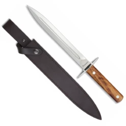 Dague De Chasse ALBAINOX 31669 REMATADOR Manche Bois D'olivier