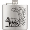 Flasque à Alcool Acier Inox ALBAINOX 170 Ml Décor Sanglier -France Des Couteaux Soldes 2024 flasque inox 40122gr293 z