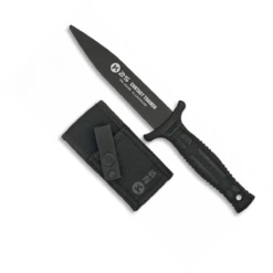 Couteau Entraînement K25 Noir 32191 Lame 12.5 Cm